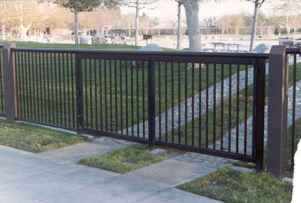 gate picket railing,aluminum picket Railing, Southern California