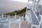 picket railing at the beach for decks