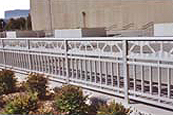 custom designed aluminum balcony railing