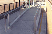 ramp railing in aluminum in Anaheim, California